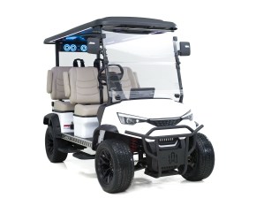 White on White Dach Apollo Lithium Golf Cart For Sale